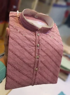 Shyam Vol 14 Rayon Kurta Pajama Lakhnavi Work New Catalog