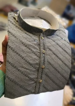 Shyam Vol 14 Rayon Kurta Pajama Lakhnavi Work New Catalog