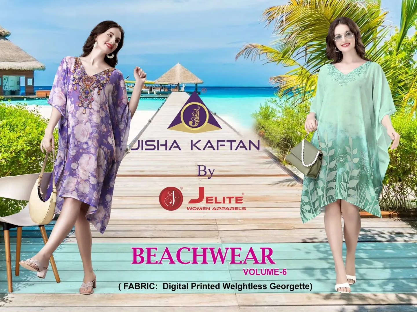 Jilite Beach wear Kaftans Vol 6