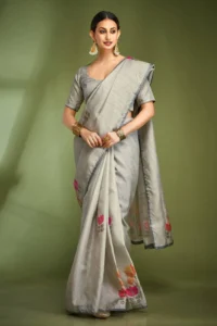 Kala Jamun Neetika Silk Tussar Fancy Saree