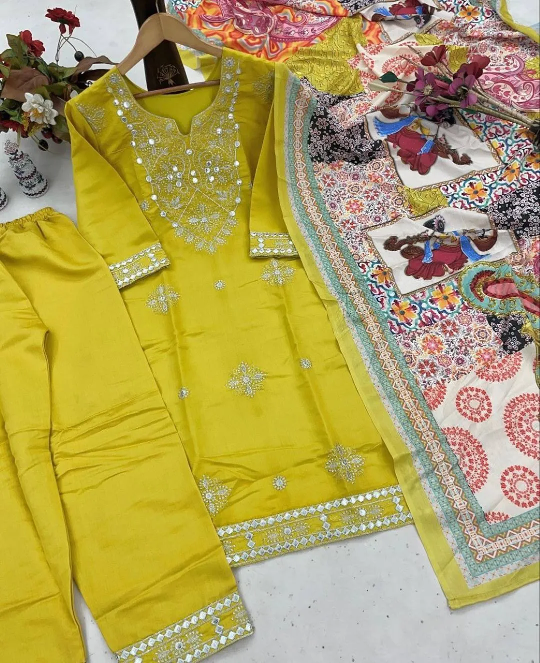 Laxmy Vol 7 Embroidery Top Bottom With Dupatta Set Under 1500