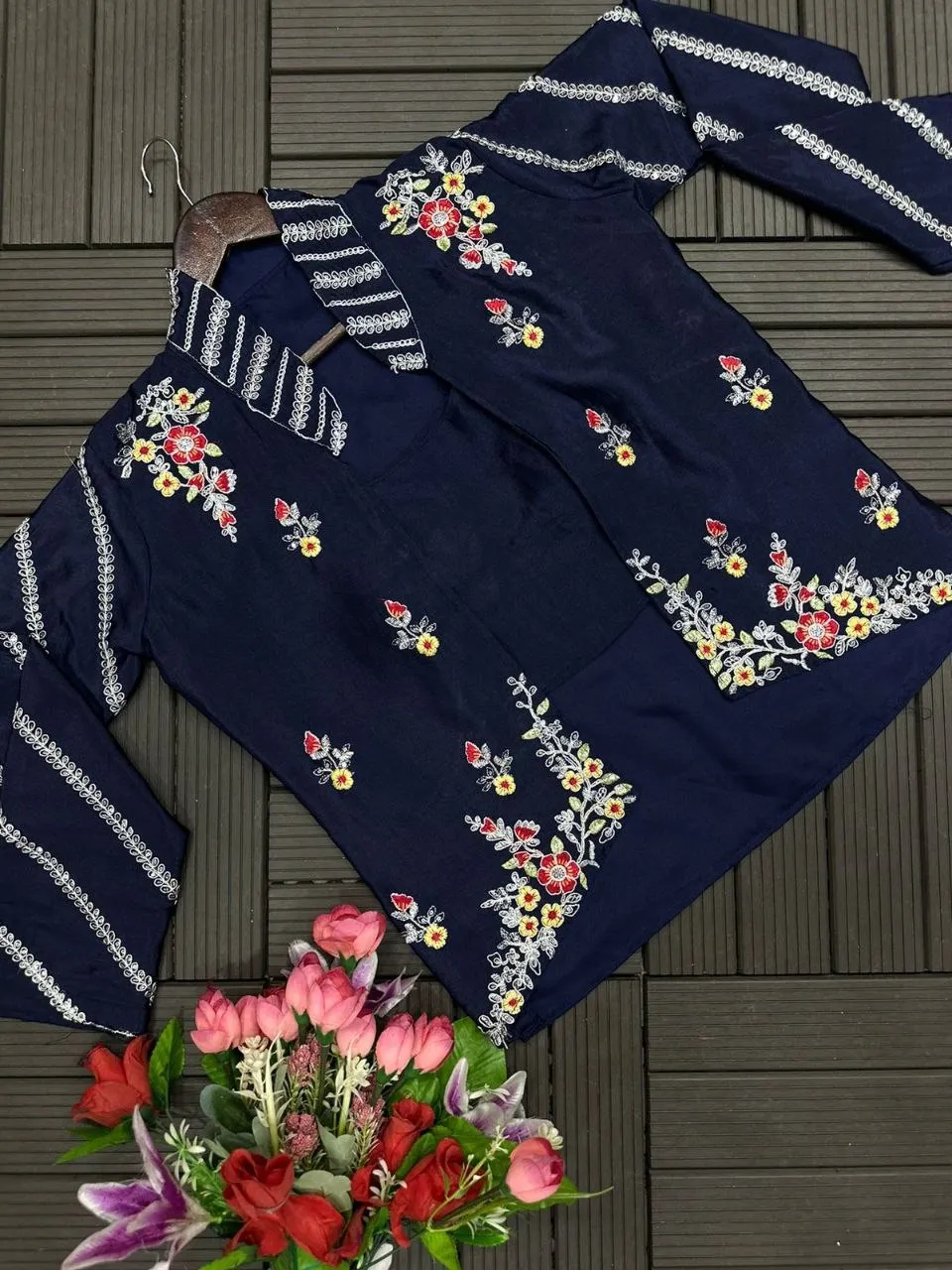 Madhuri 152 Party Wear Shrug with Palazzo Collection