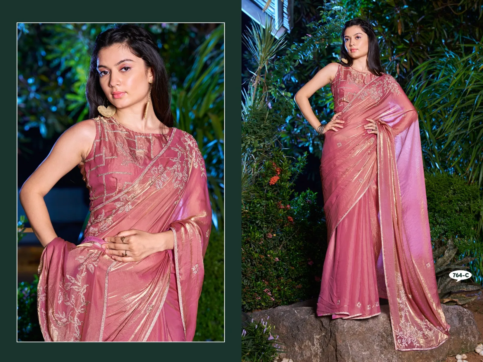 Mehek 764 Series Party Wear Silk Saree Under 3000