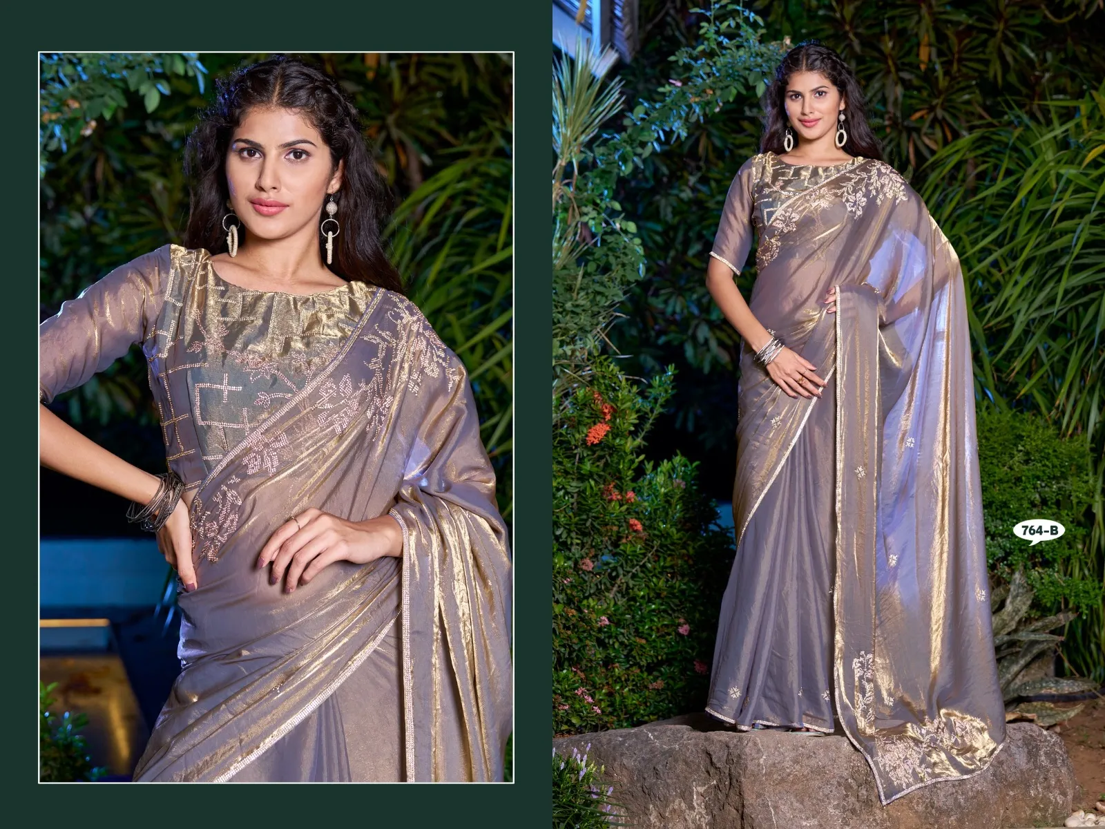 Mehek 764 Series Party Wear Silk Saree Under 3000