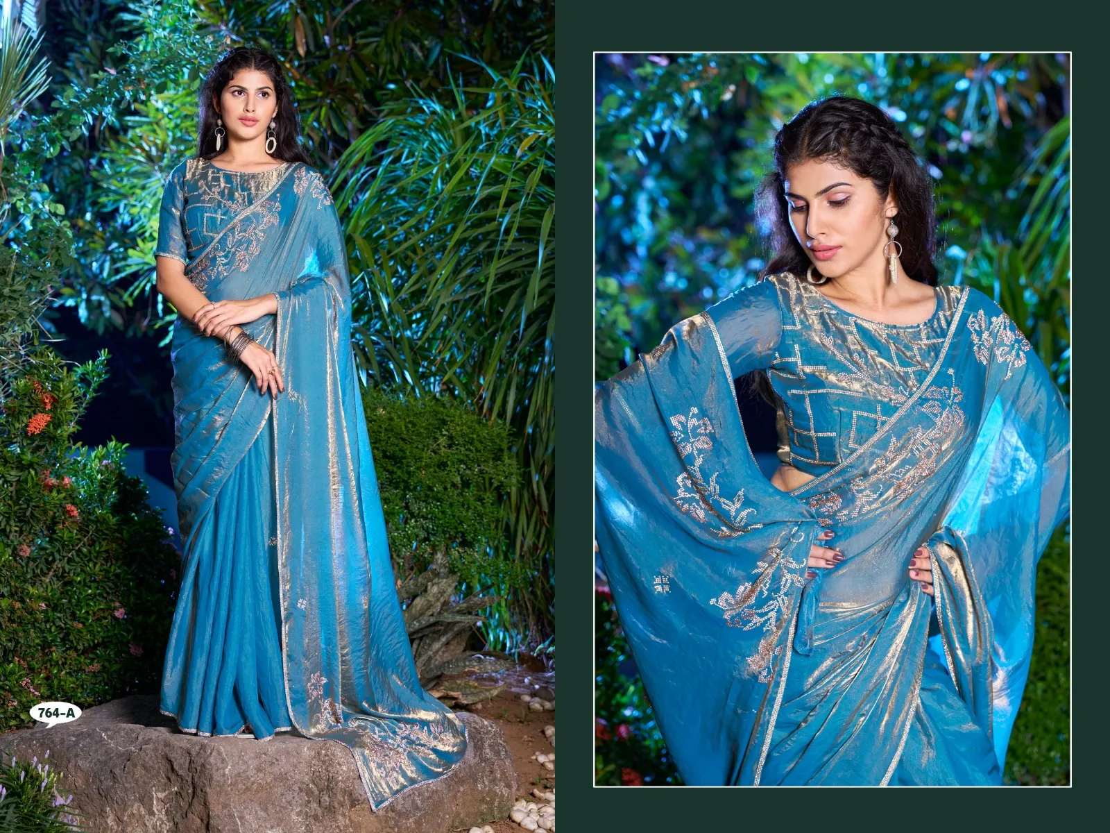 Mehek 764 Series Party Wear Silk Saree Under 3000