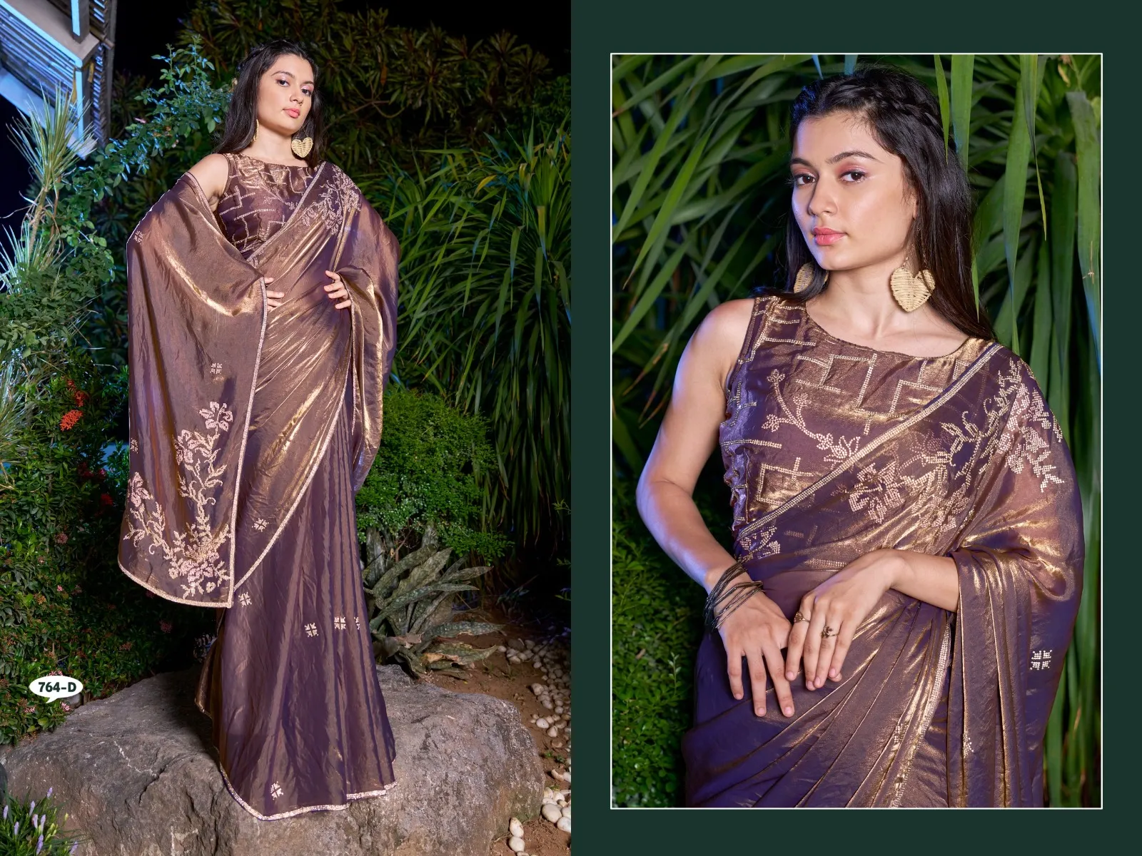Mehek 764 Series Party Wear Silk Saree Under 3000