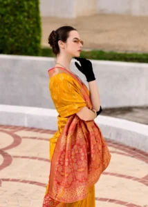 Rajpath Pyramid Ikkat Soft Silk Saree under 2000