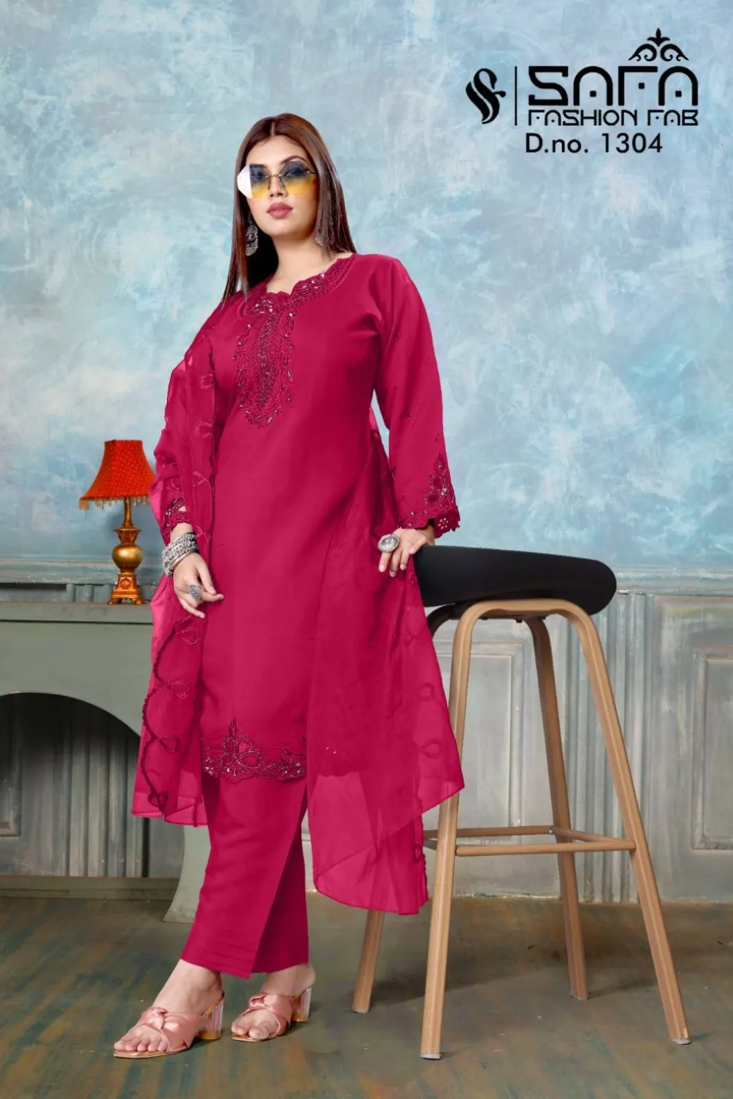 Safa Fashion Fab 1304 Ready Made Pakistani Suit Under 2000