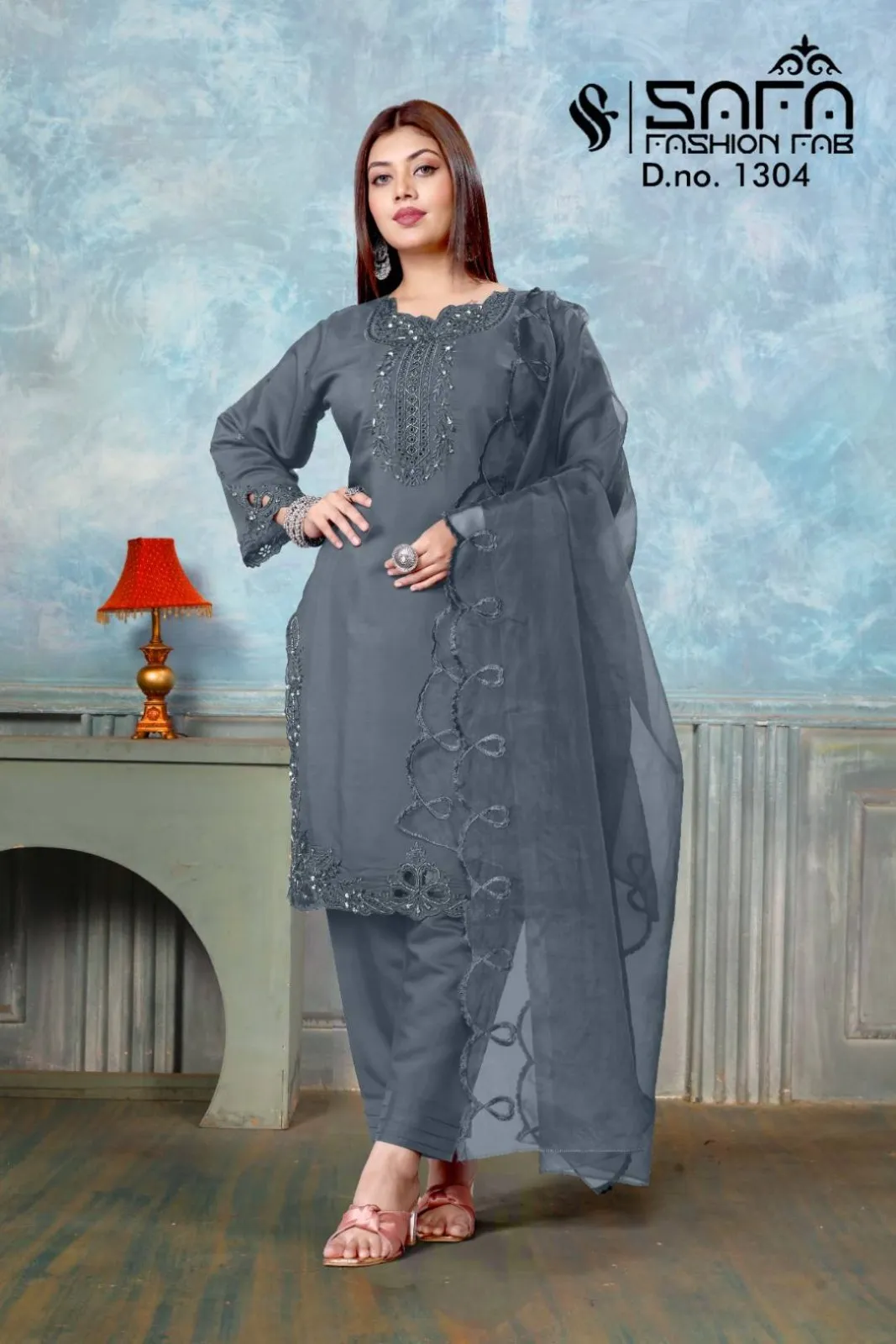 Safa Fashion Fab 1304 Ready Made Pakistani Suit Under 2000