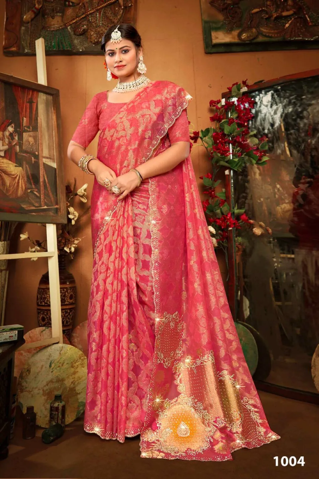 Saroj Ghunghat Jharkan Vol 2 Designed Silk Saree