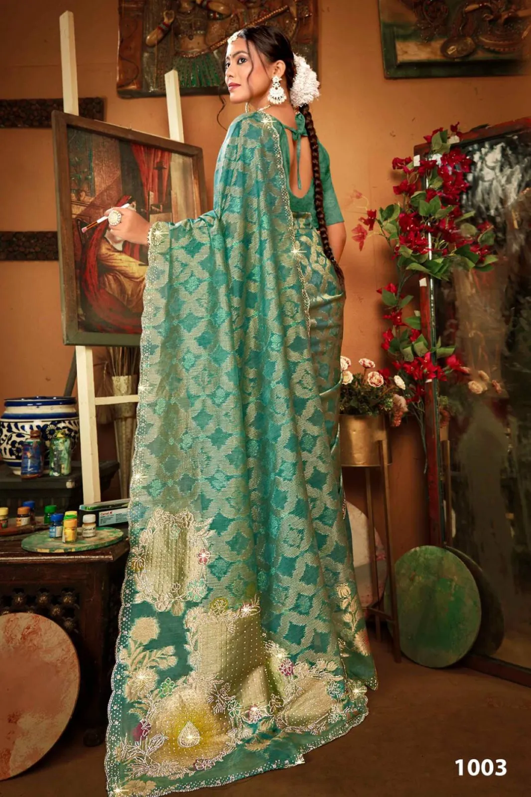 Saroj Ghunghat Jharkan Vol 2 Designed Silk Saree