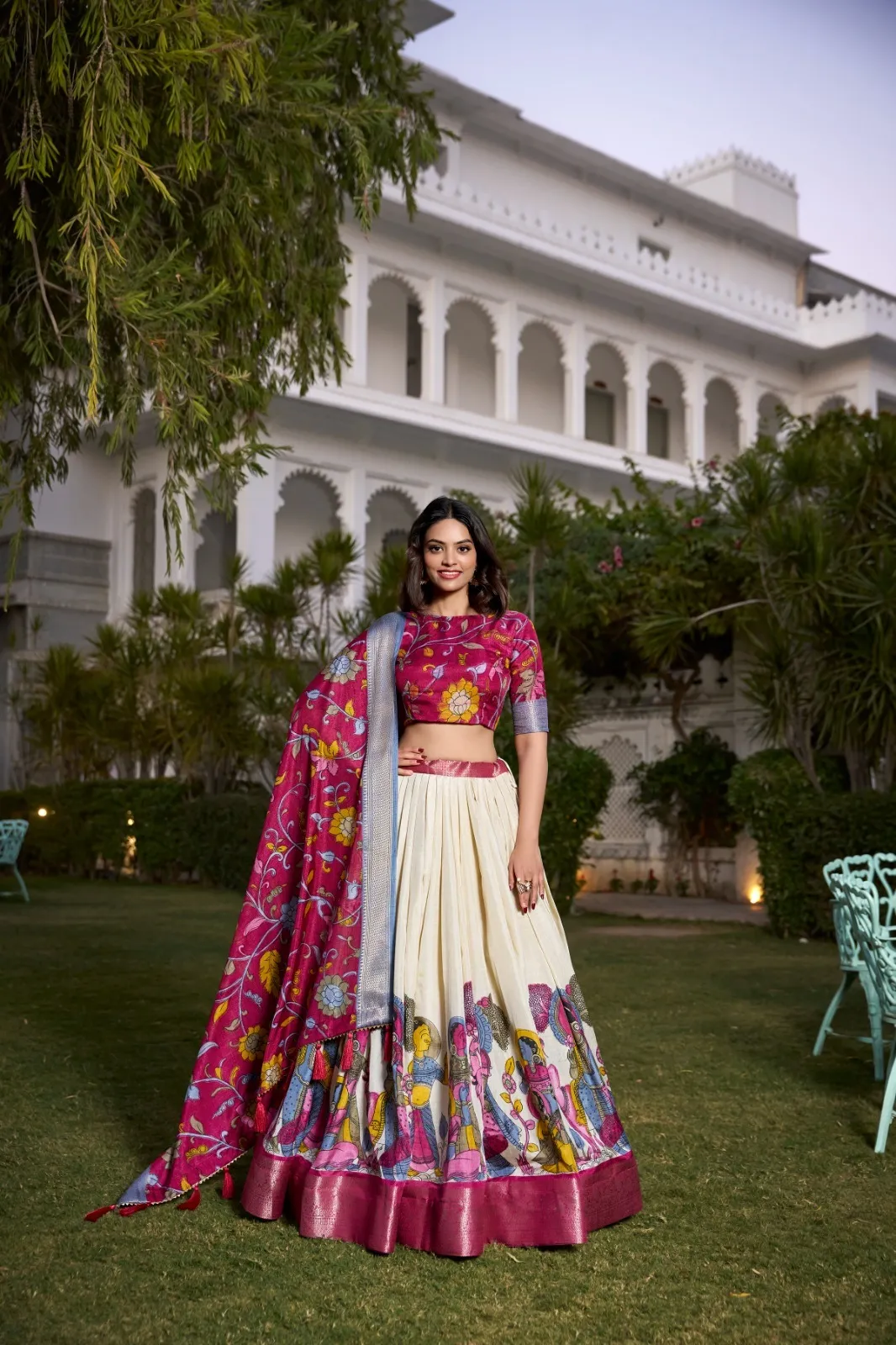 WMN1231 Dola Silk New Printed Lehenga Choli Under 2000