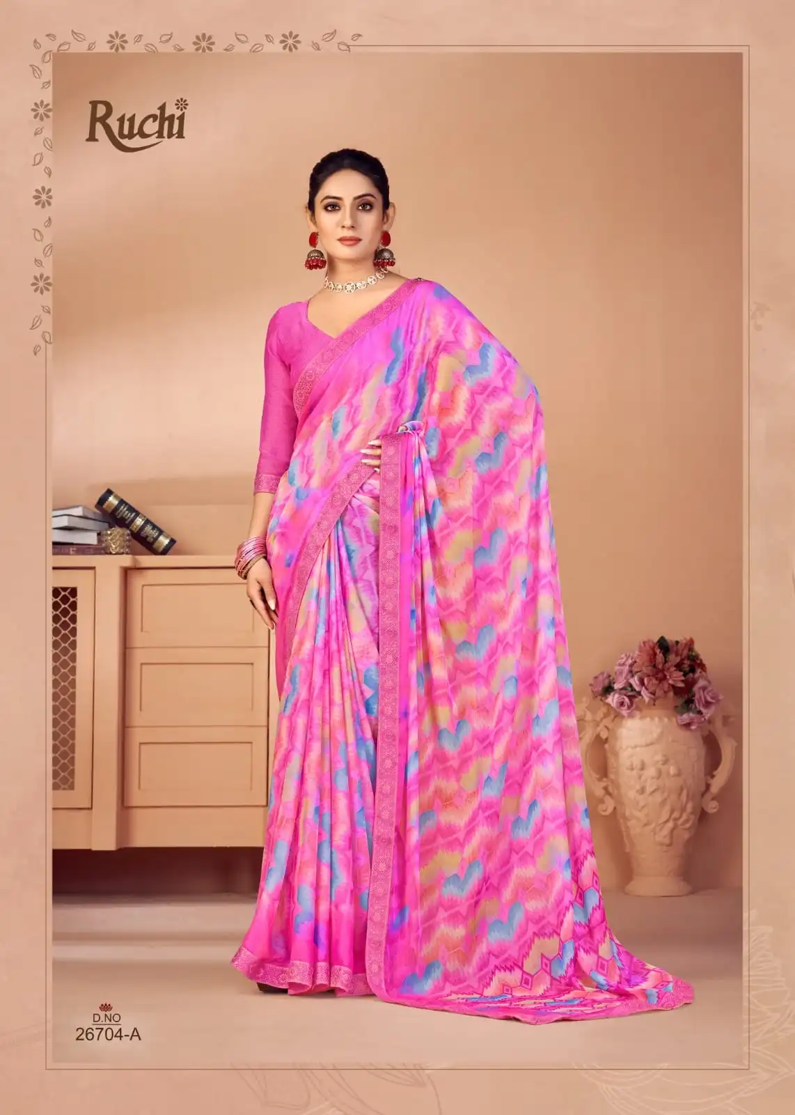Ruchi Simayaa 20 Chiffon Printed Saree Under 600