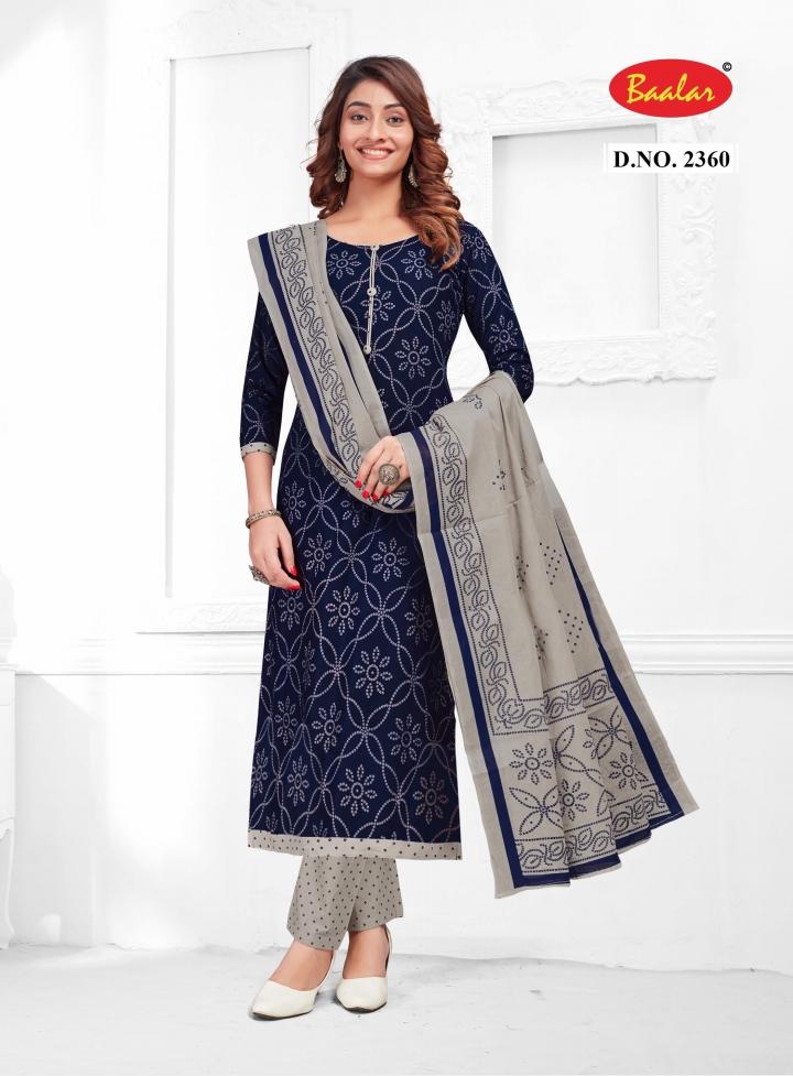 Baalar Zubeda Vol 23 Printed Cotton Dress Material Collection Under 500