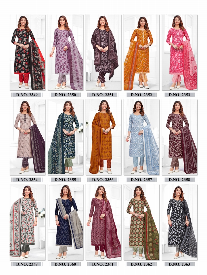 Baalar Zubeda Vol 23 Printed Cotton Dress Material Collection Under 500