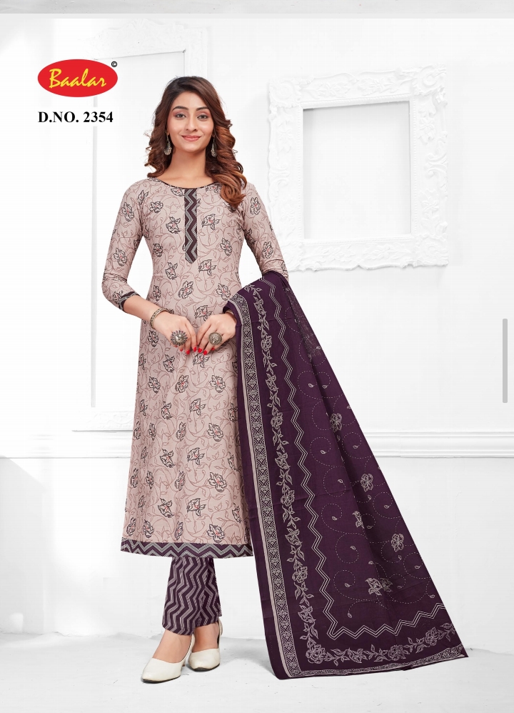 Baalar Zubeda Vol 23 Printed Cotton Dress Material Collection Under 500