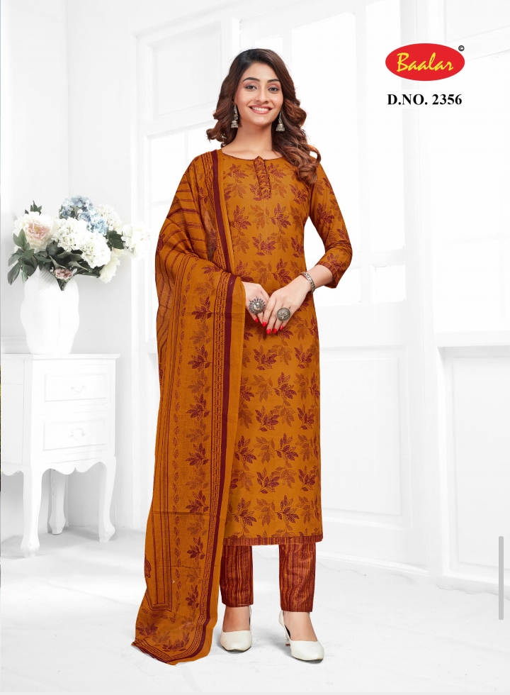 Baalar Zubeda Vol 23 Printed Cotton Dress Material Collection Under 500