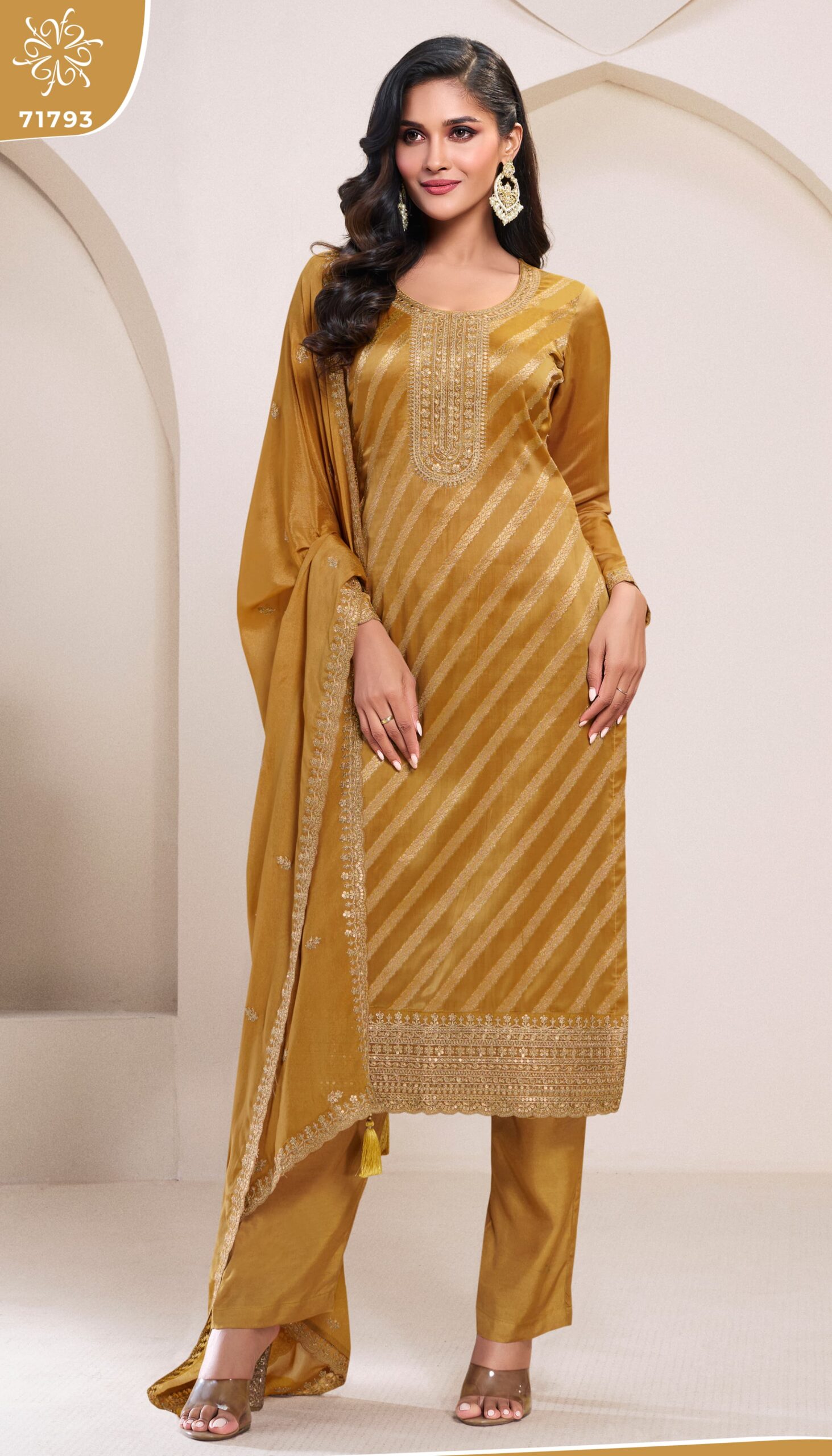 Vinay Kuleesh Silky 6 Designer Salwar Kameez Under 2000