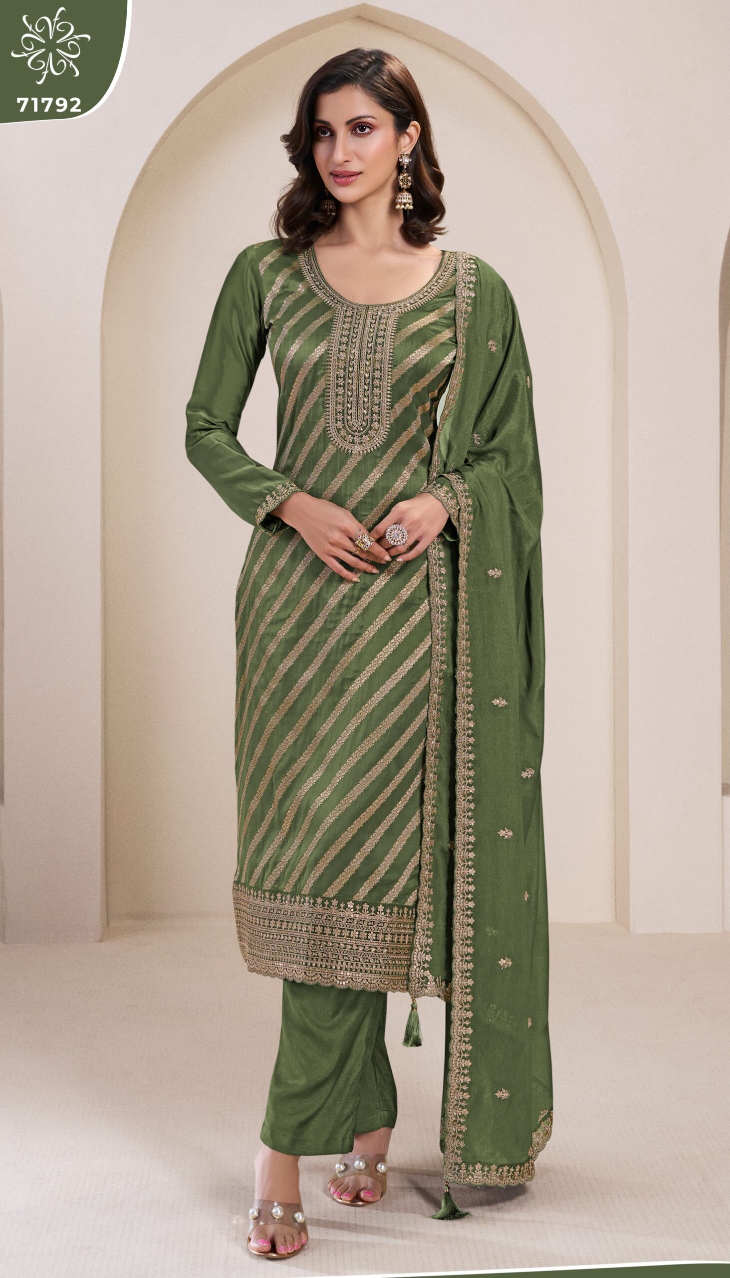 Vinay Kuleesh Silky 6 Designer Salwar Kameez Under 2000