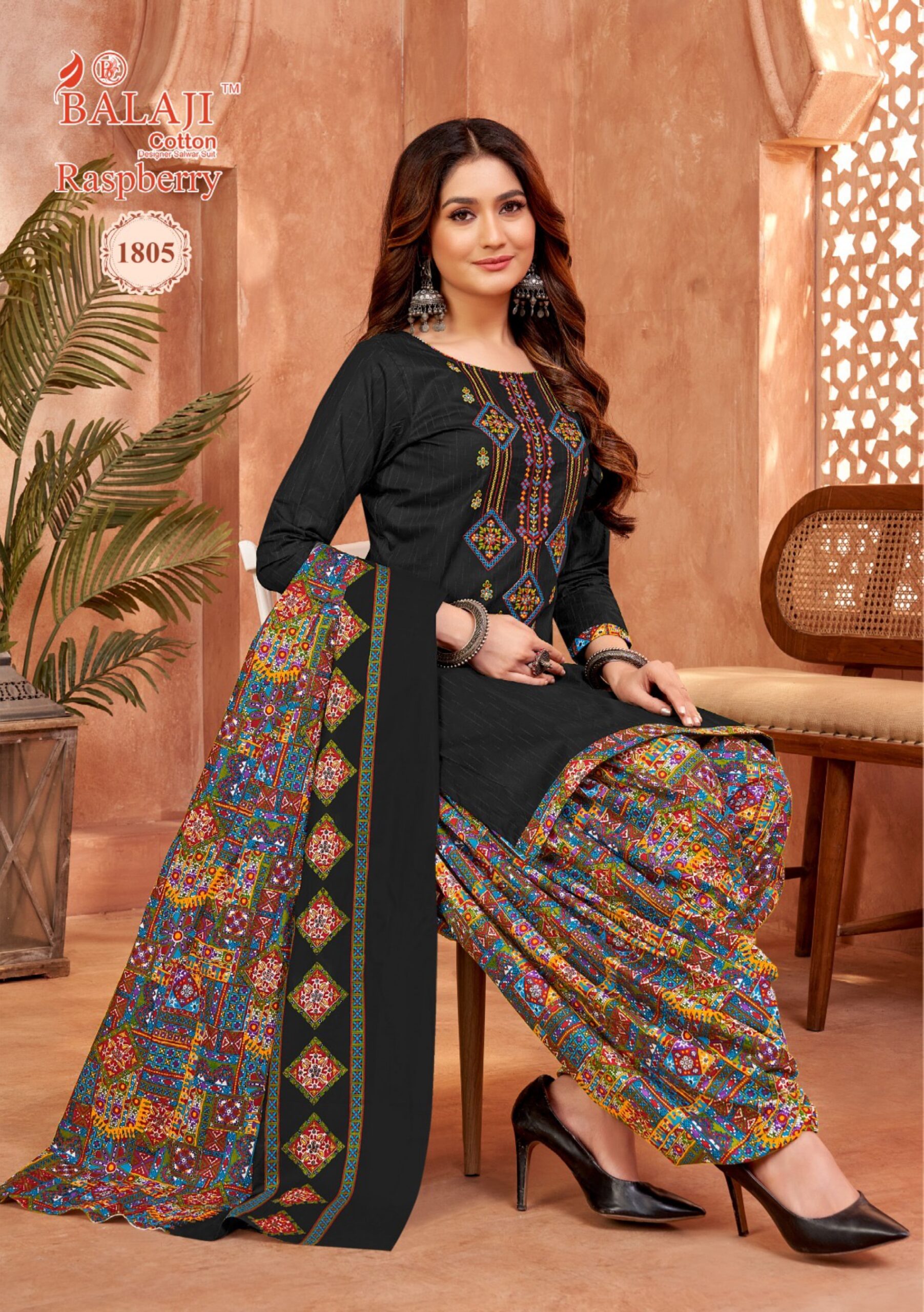 Balaji Raspberry Vol 18 Cotton Dress Material Under 500