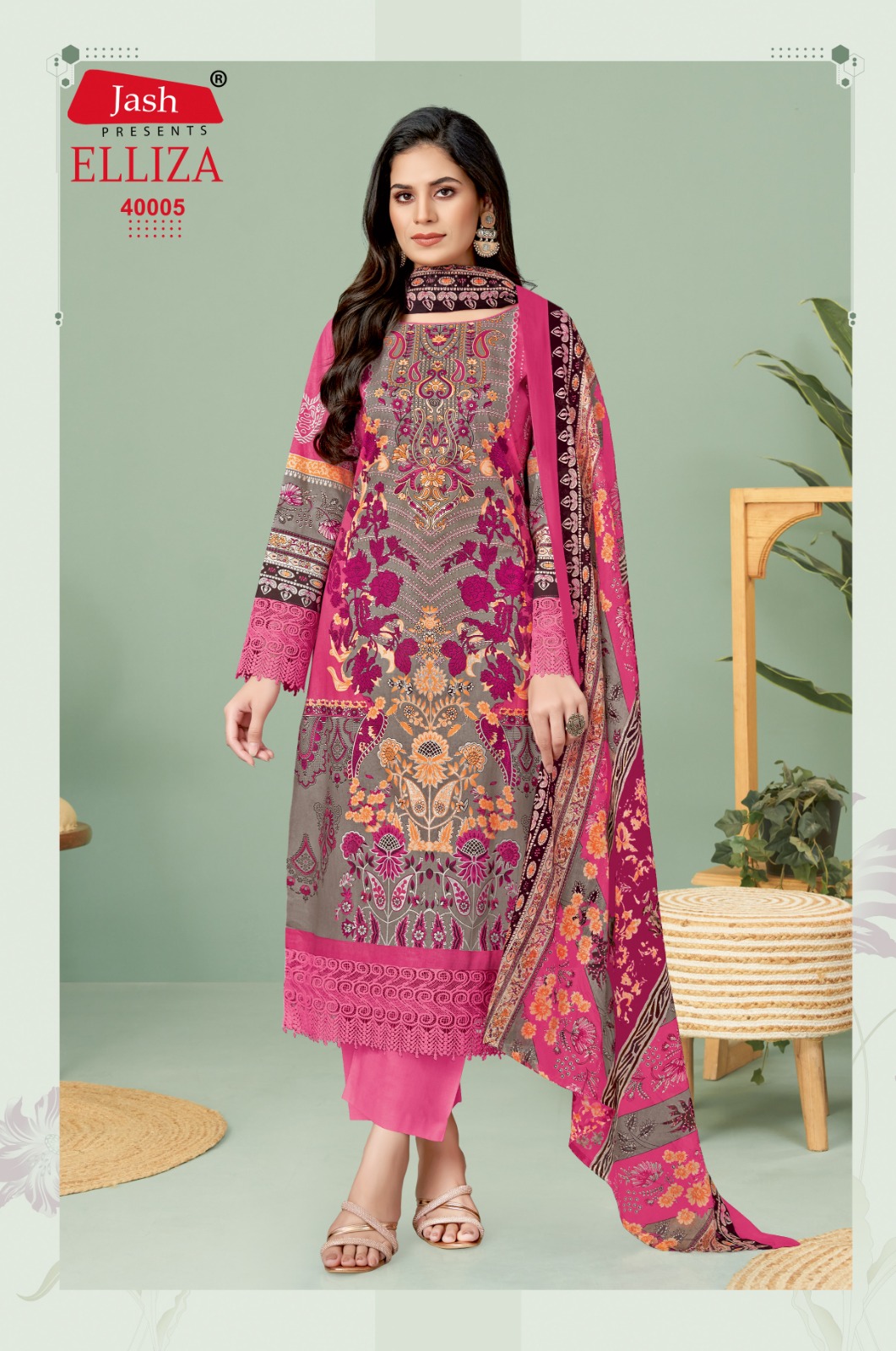 Jash Elliza Vol 40 New Printed Cotton Dress Material Under 500