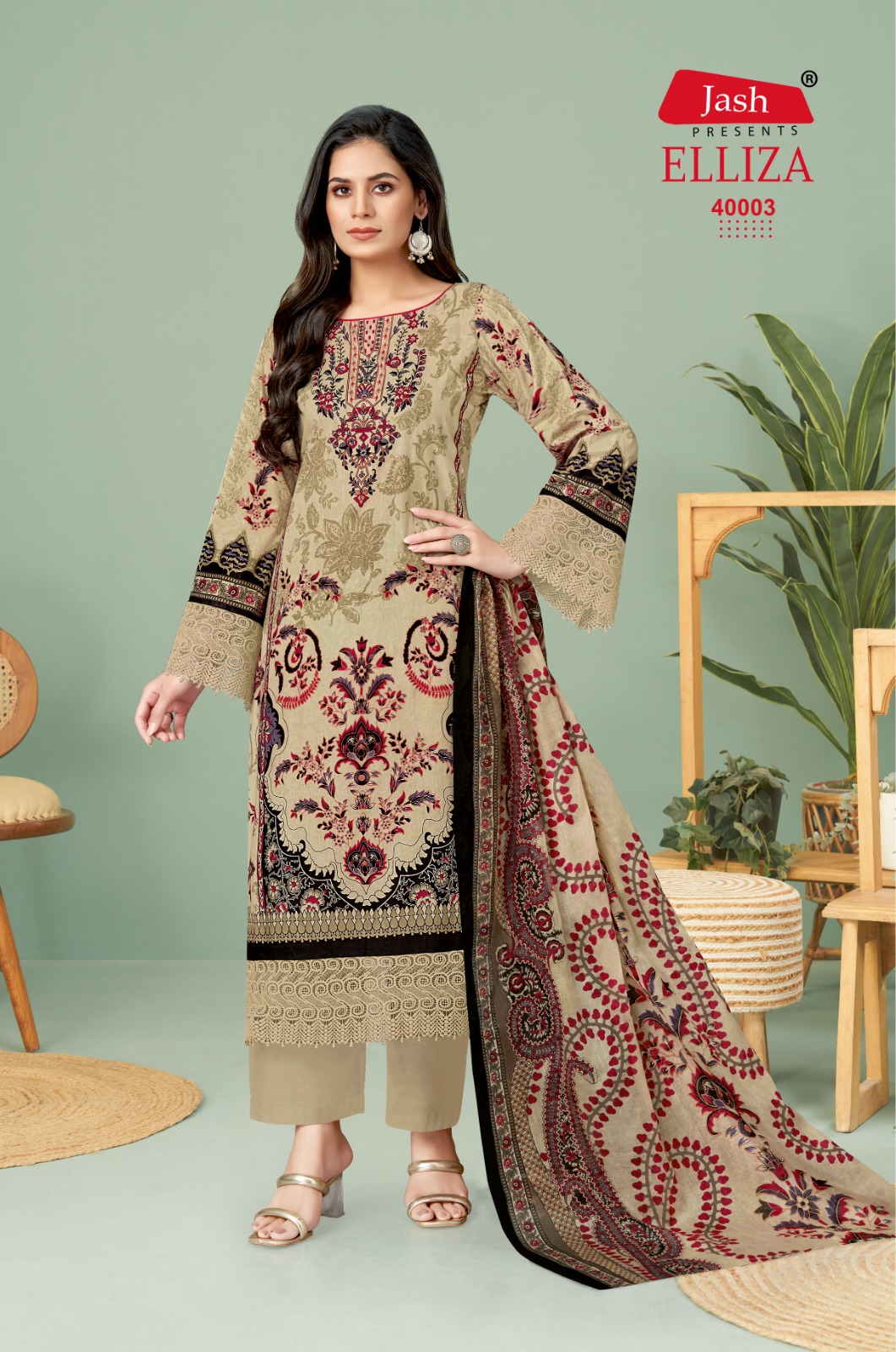 Jash Elliza Vol 40 New Printed Cotton Dress Material Under 500