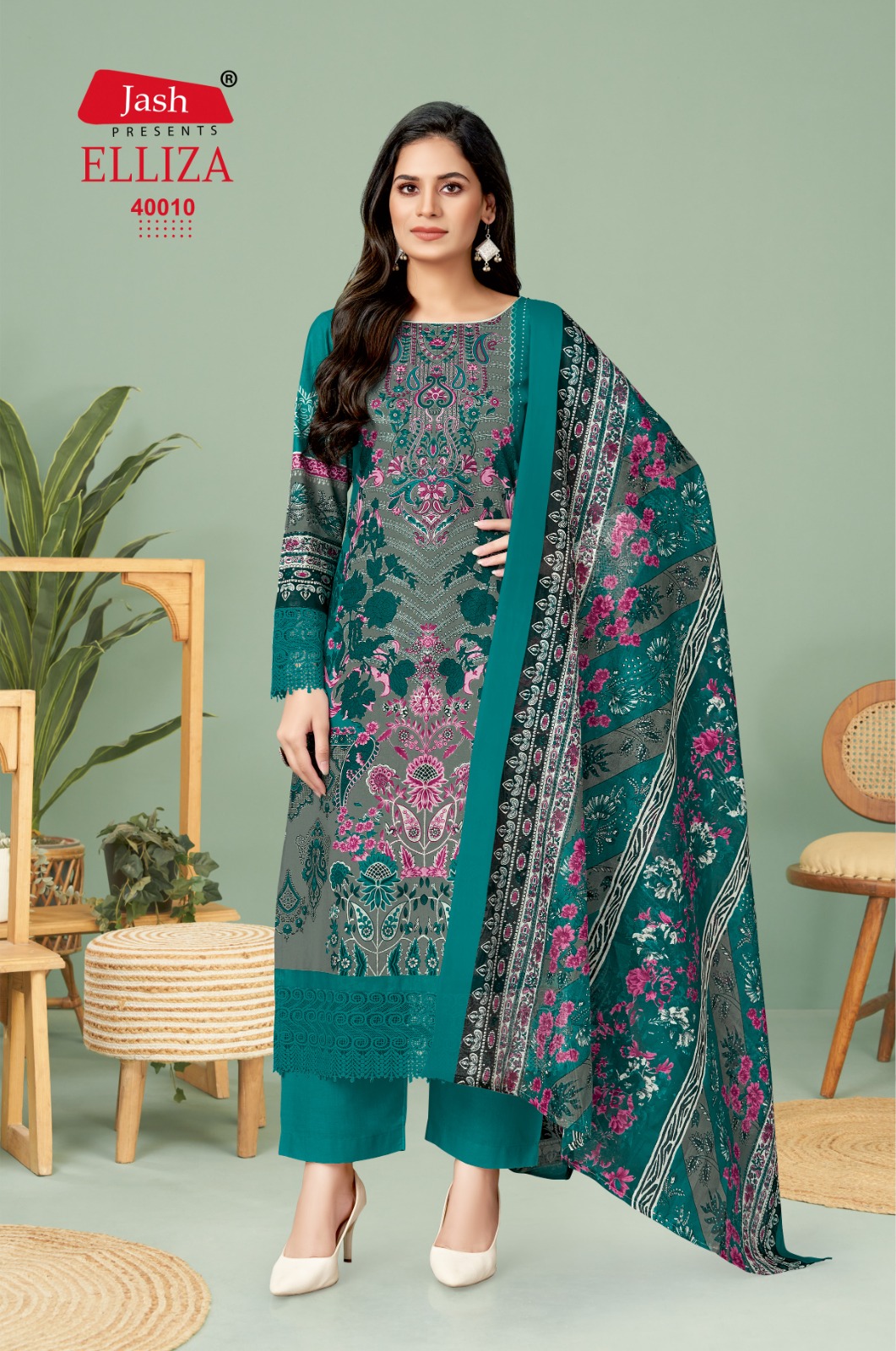 Jash Elliza Vol 40 New Printed Cotton Dress Material Under 500