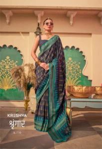 Kreshva Shringaar Mercerized Sigma Silk Saree Collection Under 1000