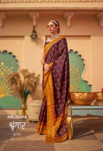 Kreshva Shringaar Mercerized Sigma Silk Saree Collection Under 1000