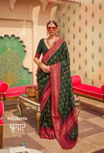 Kreshva Shringaar Mercerized Sigma Silk Saree Collection Under 1000
