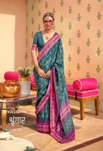 Kreshva Shringaar Mercerized Sigma Silk Saree Collection Under 1000