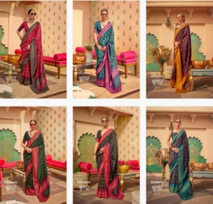Kreshva Shringaar Mercerized Sigma Silk Saree Collection Under 1000