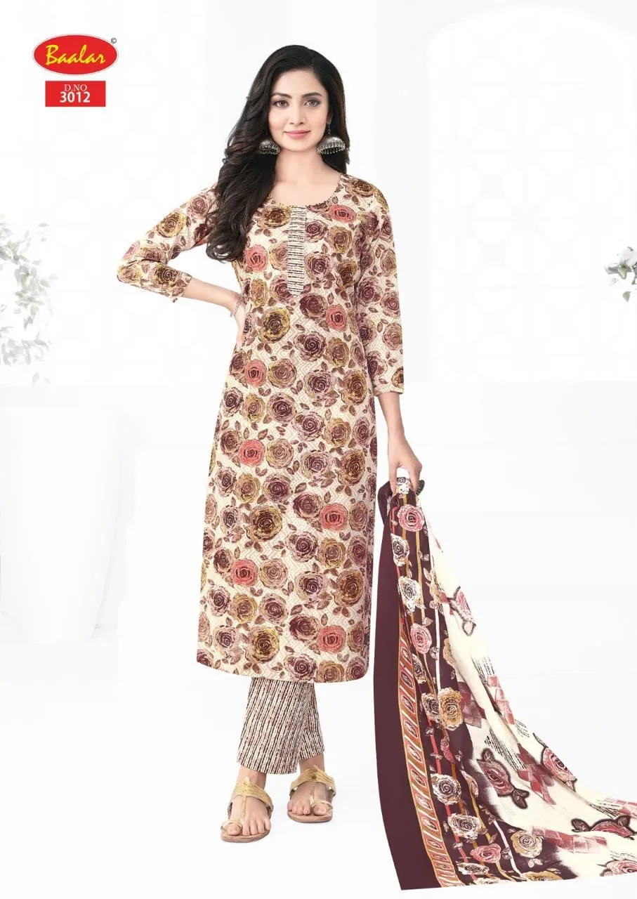 Baalar Kashmir Cotton Vol 03 Printed Cotton Dress Material