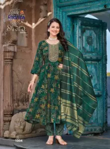 Radhika Swara Vol 1 Rayon Printed Anarkali Readymade Below 1000
