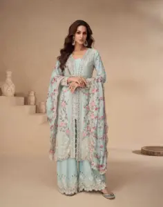 Aashirwad Aarna Premium Chinon Silk Salwar Kameez Below 3000