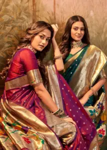 Rajpath Pavitra Paithani Silk Pure Adorned With Gorgeous Paithani Woven Work Saree Below 2000