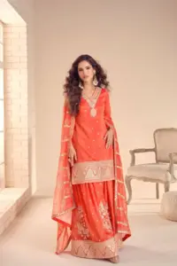 Gulkayra Tisha Shimmer Silk Salwar Suits Below 3500