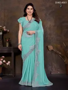 Jayshree 4001A to 4001D New 60 Gram Georgette Saree Below 1000