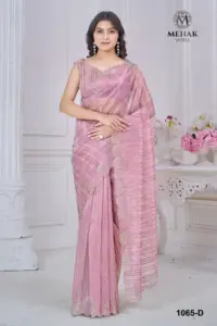 Mehak 1065 A To 1065 F Jacquard With Zarkan Work Saree Below 2000