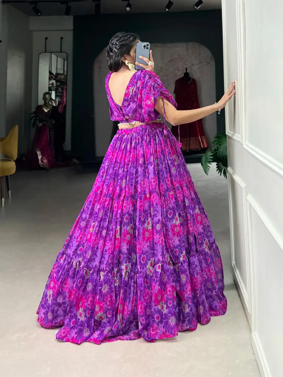 WMN Vaatika New Chiffon Lehenga Choli Collection Online 2025 Below 1500