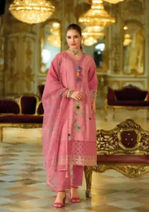 Lady Leela Summer Saga Cotton Kurti Pant With Dupatta Below 1500