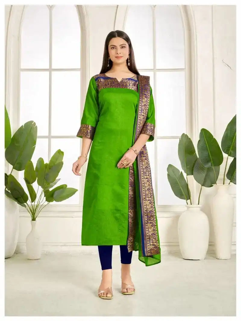 Hiba Cotton Candy Vol 2 3pc Suit Onam Collection