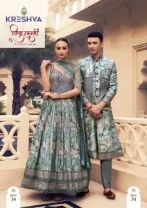 Kreshva Vishnu Laxmi Rsw 34 Silk Men & Women Designer Dress 2025