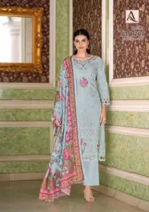 Alok Tabeer Edition 22 Cambric Lawn Dress Material 2025