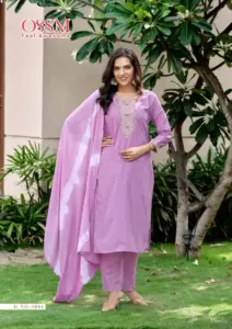 Ossm Mantra 2001 Series Cotton Kurti Bottom With Dupatta 2025