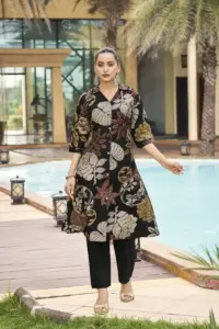 Ossm Rosy Vatican Discharge Printed Co Ord Set Collection 2025