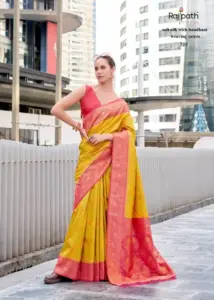Rajpath Sugandh Silk Soft Silk With Bandhani Sarees Collection