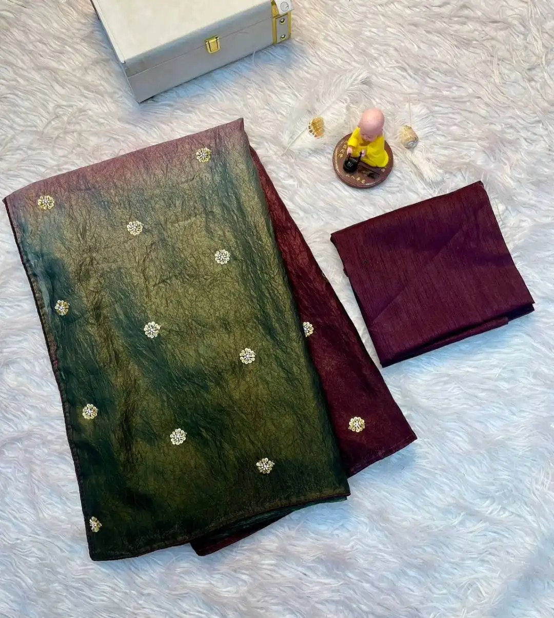 Kusum Srisha Fancy Fabric Designer Saree Wholesale 2025