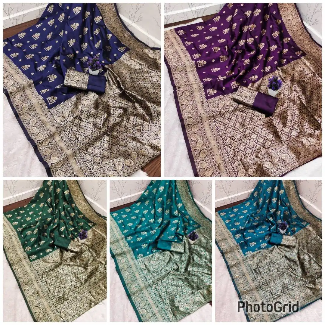 Laxmi 903 Lichi Silk Banarasi Saree Wholesale Collection