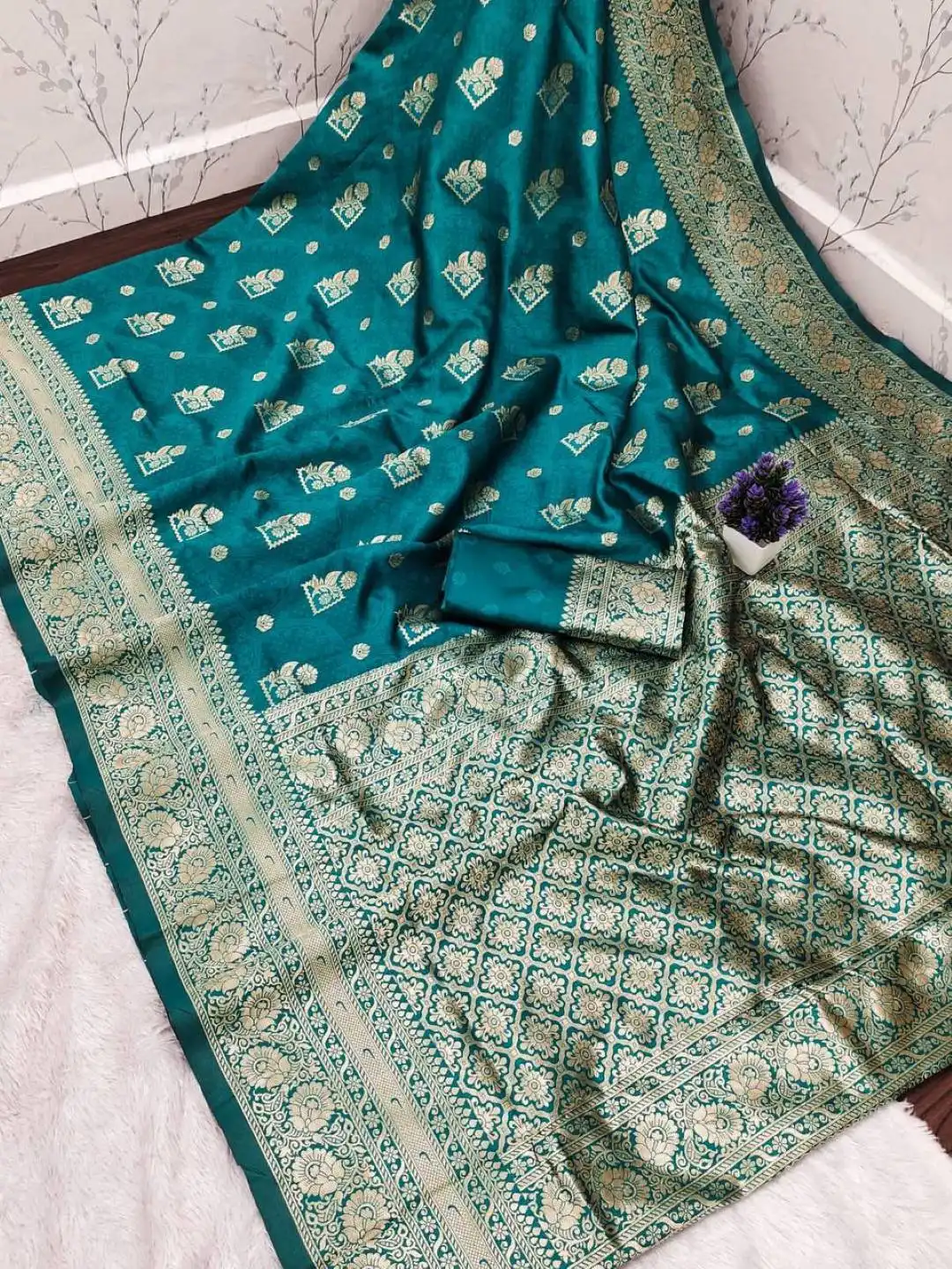 Laxmi 903 Lichi Silk Banarasi Saree Wholesale Collection